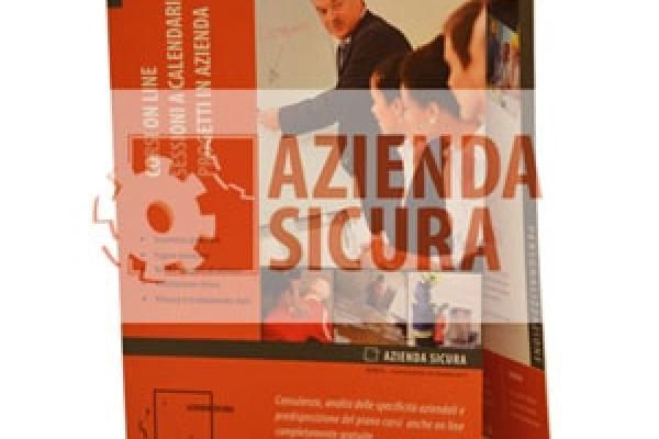 logo, brochure e Brand Design System AziendaSicura