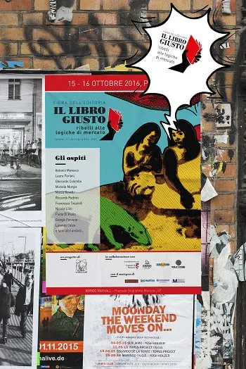 il libro giusto materiale pubblicitario