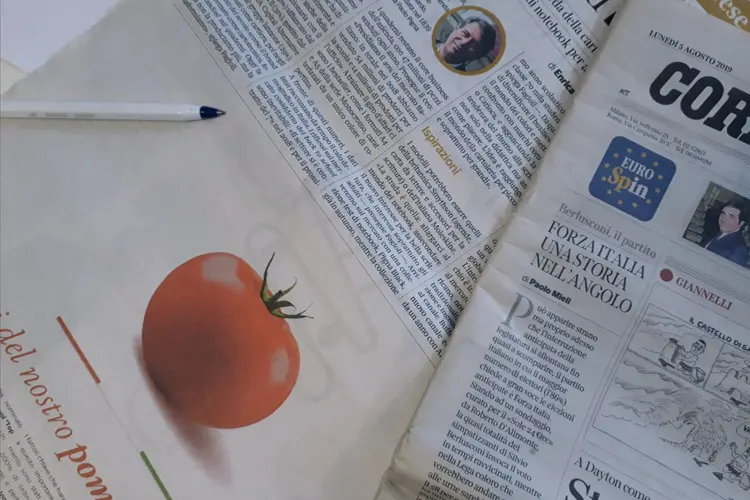 progetto grafico esecutivo di pubblicità sul Corriere
