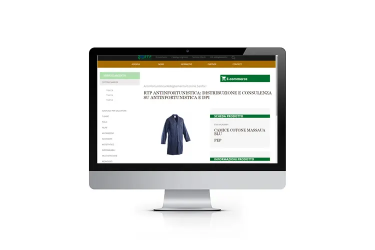 Ecommerce rtp schedaprodotto
